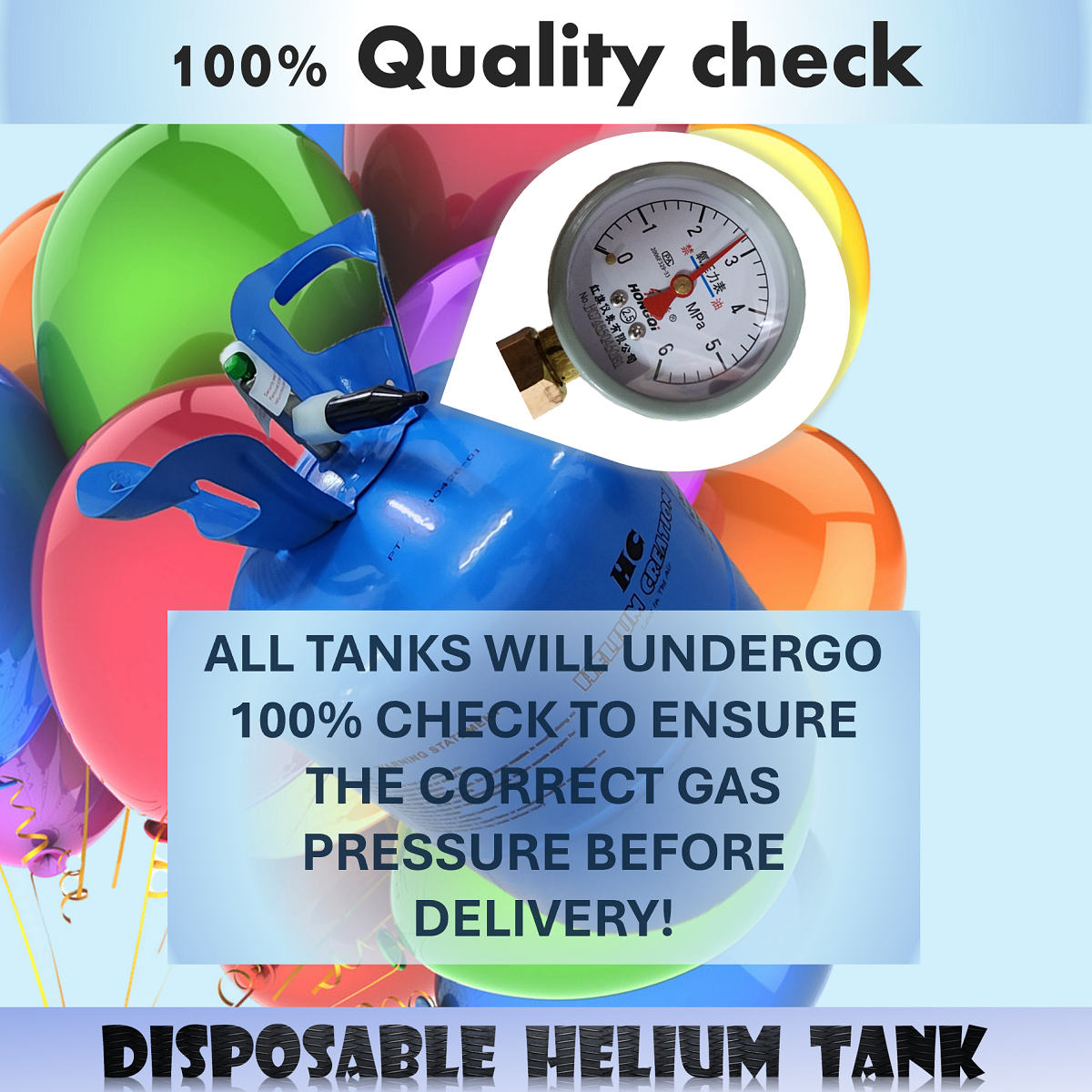 Helium Creation Disposable Helium Tank HC13 (Large)