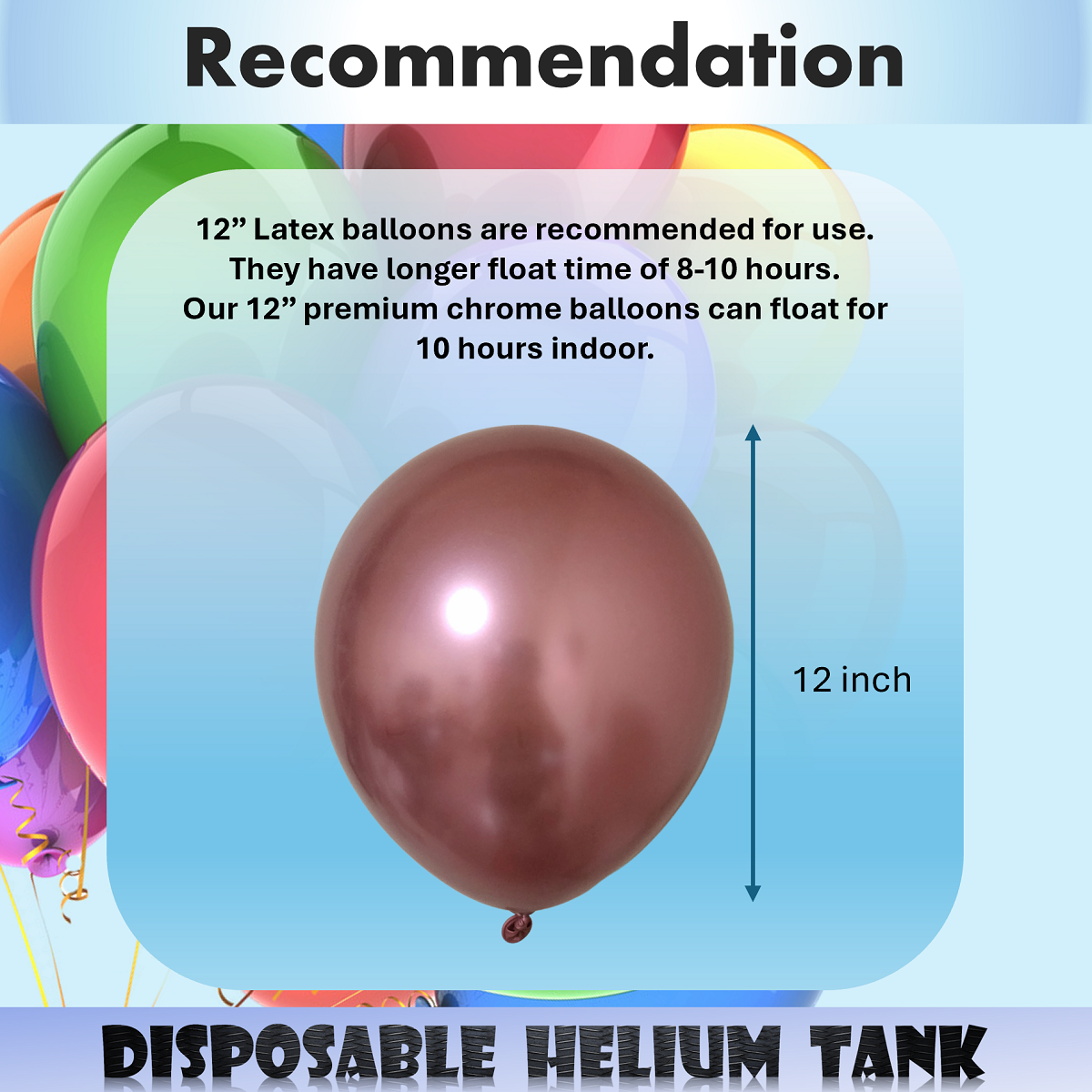 Helium Creation Disposable Helium Tank HC13 (Large)