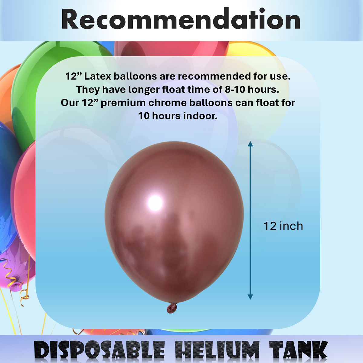 Helium Creation Disposable Helium Tank HC7 (Small)